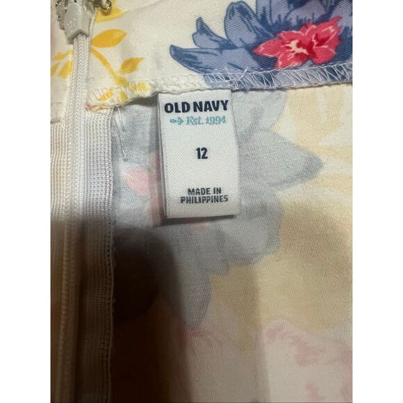 Old Navy Floral Printed Skirt Sz 12 NWT - Picture 3 of 8